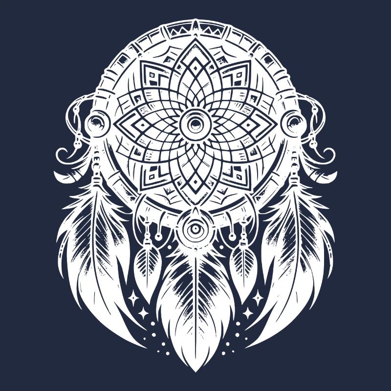 Old Dreamcatcher Cult Object Feather Style