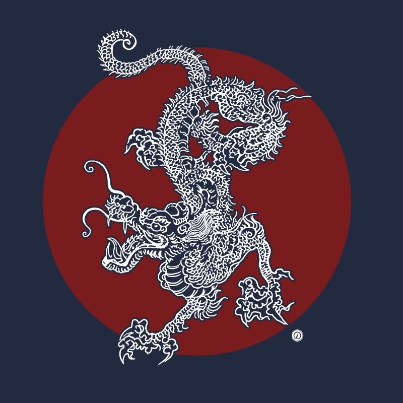 Weißer Drache