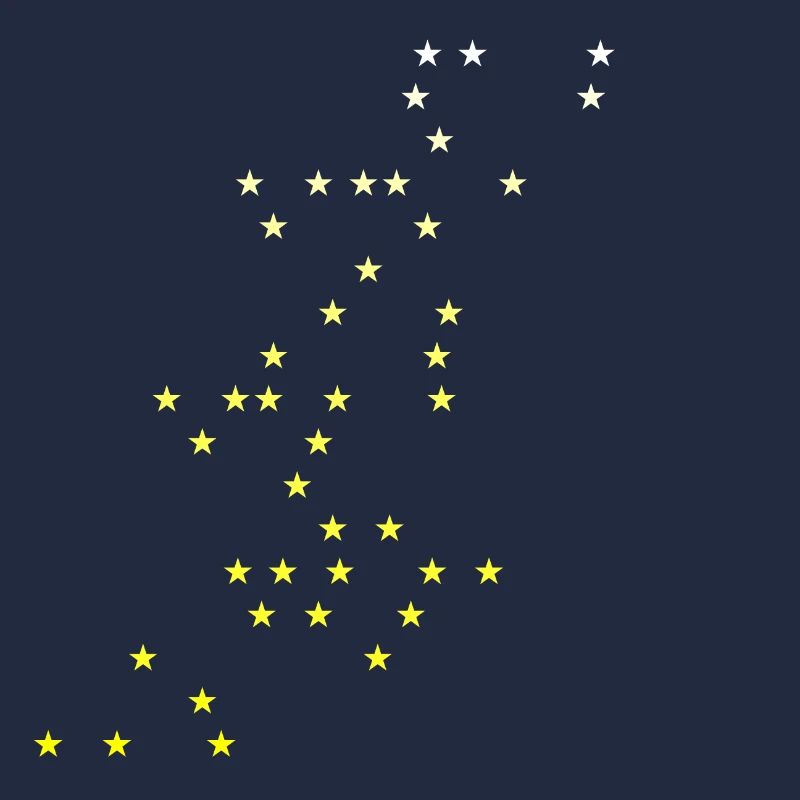 Sterne weiß gelb Geschenkidee Geschenk Idee