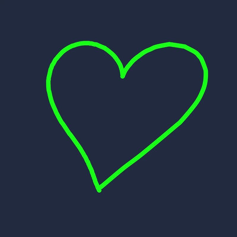 Herz grün hellgrün Geschenkidee Geschenk Idee