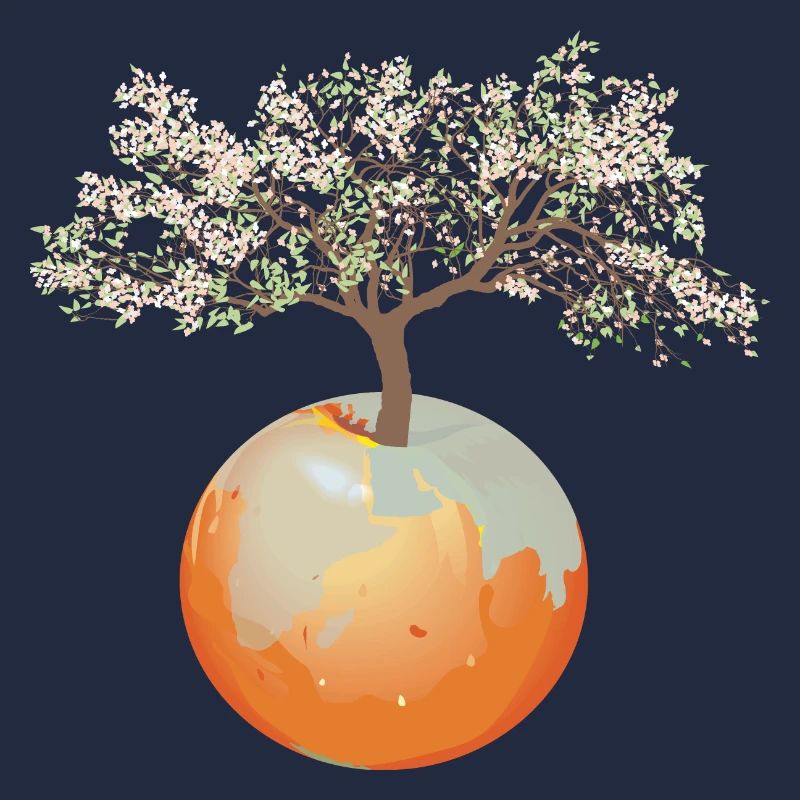 Erde - Apfelbaum