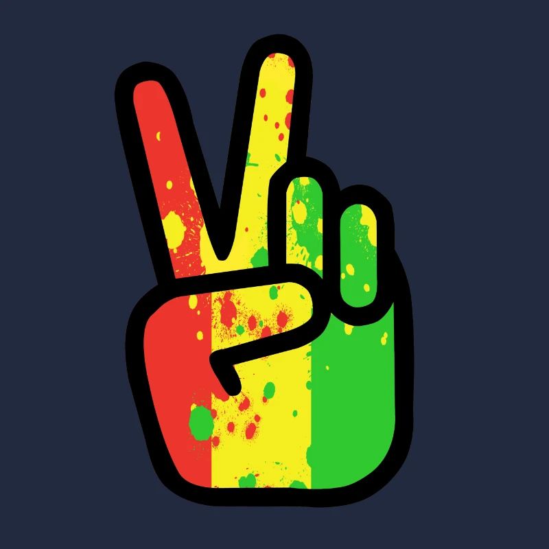 FRIEDENSZEICHEN RASTA