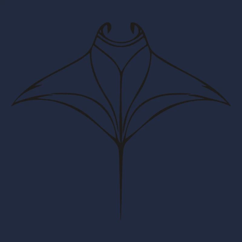 Mantarochen im eleganten Flug