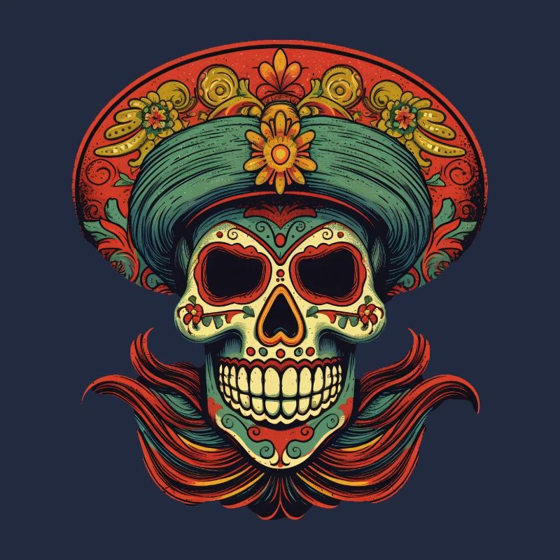 Cinco de Mayo Skull