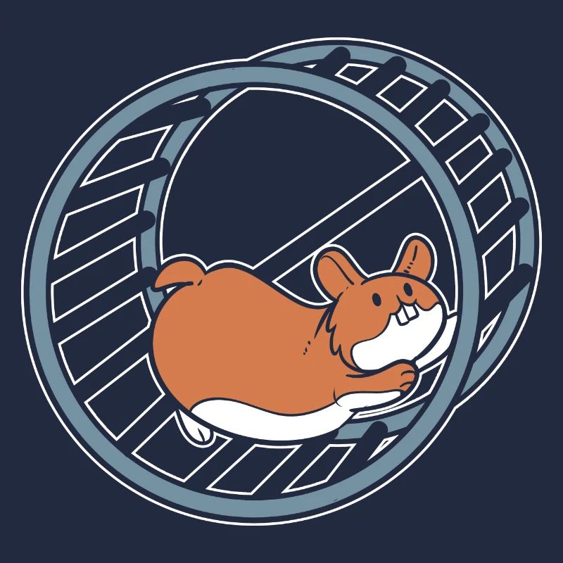 Hamster dans une roue Propriétaire de hamster