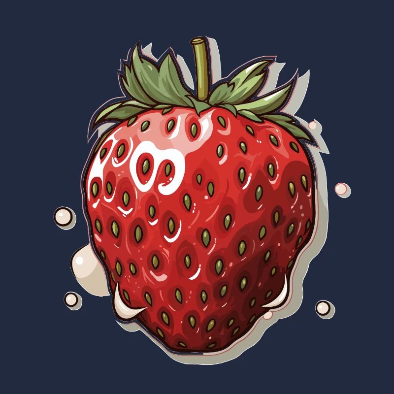 Erdbeere - Illustration