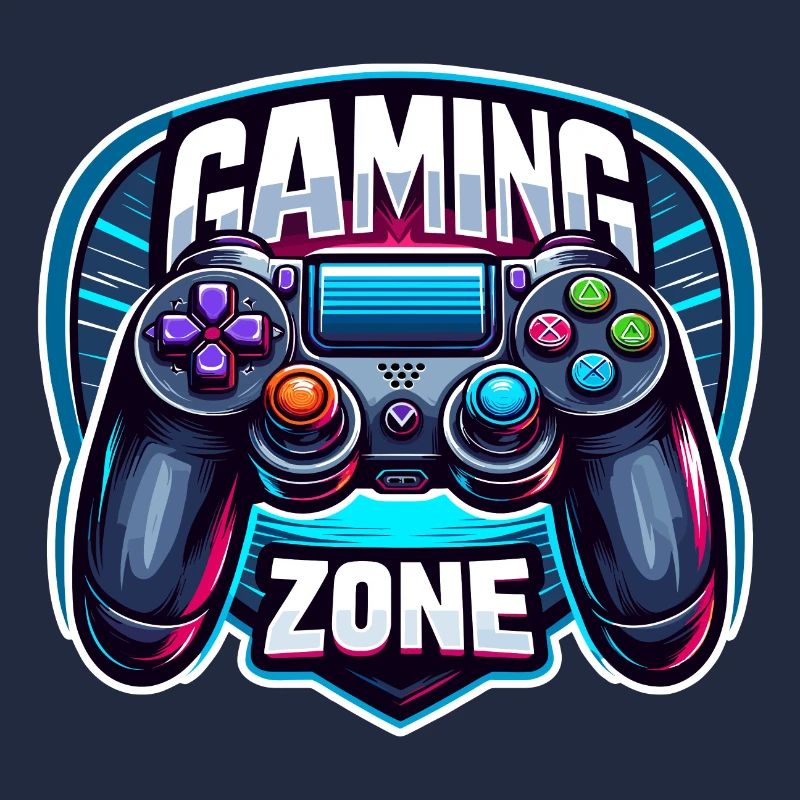 Gaming Zone - Controller Illustration