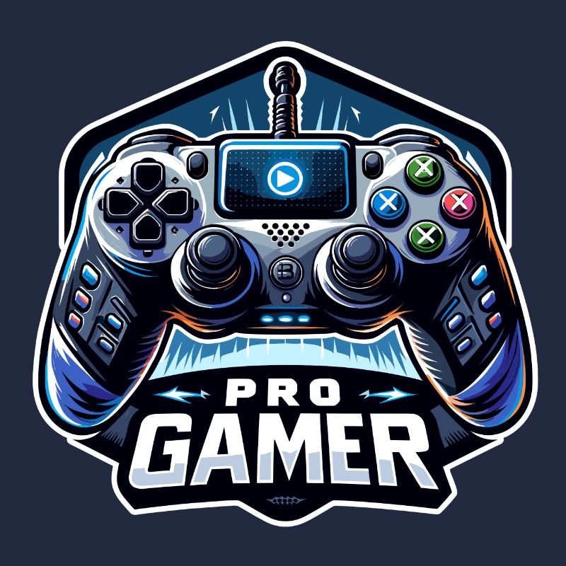 Pro Gamer - Controller Illustration