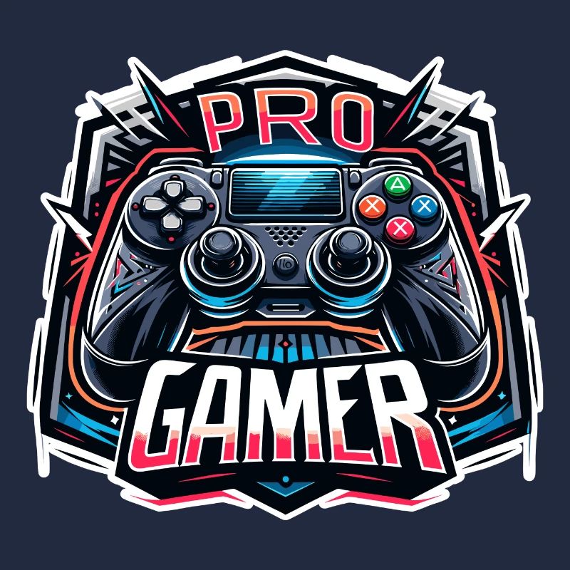 Pro Gamer - Controller Illustration