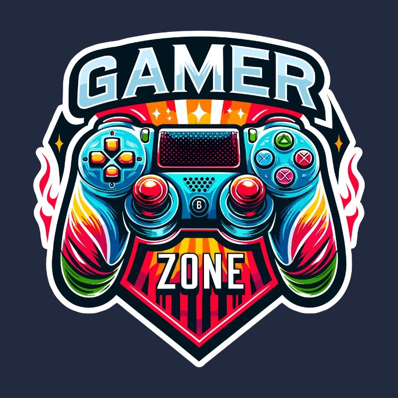 Gamer Zone - Controller Illustration