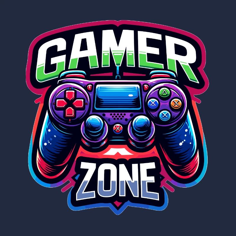 Gamer Zone - Controller Illustration