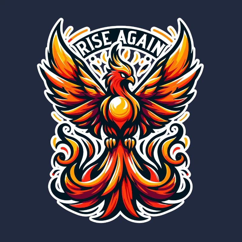 Rise Again - Phönix Illustration