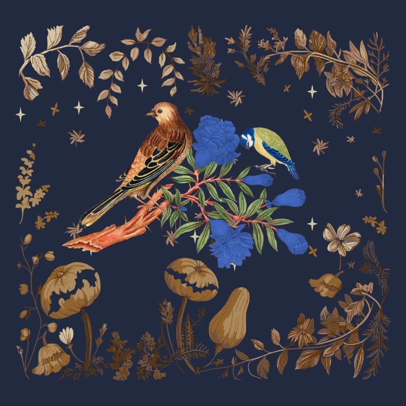 faune, oiseaux, oiseaux, fleurs, flore, nature