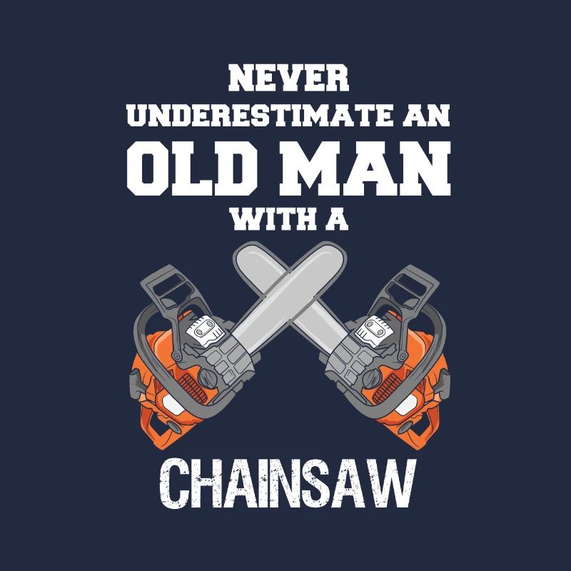 Don't underestimate old man with a chainsaw