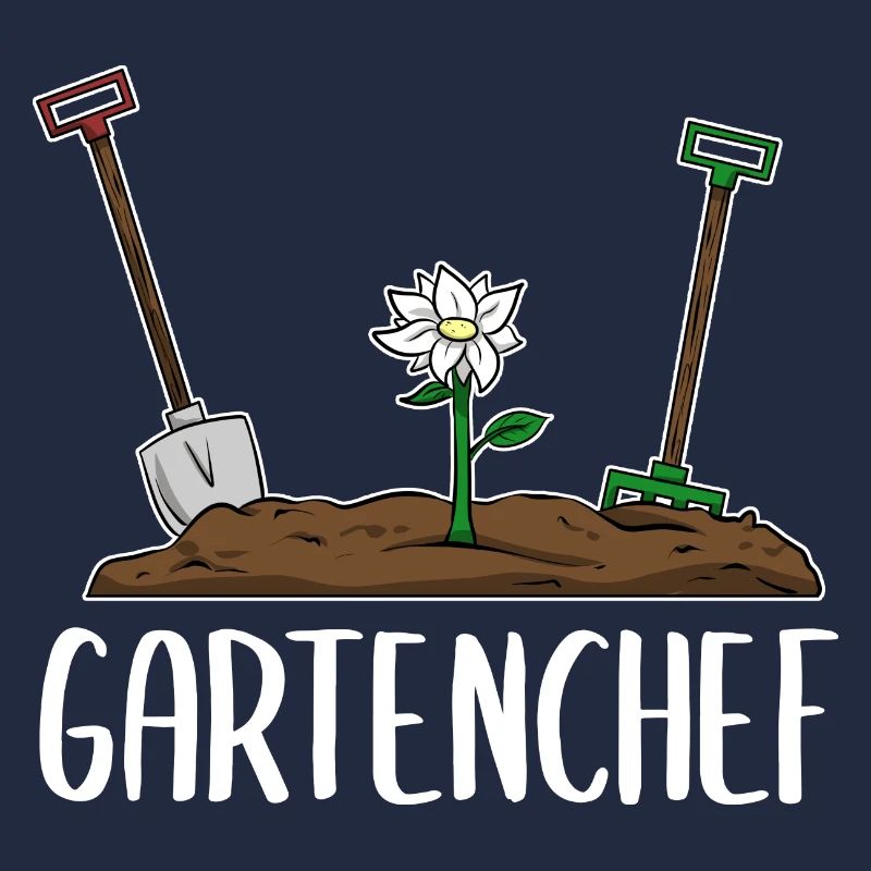 Gartenchef Gärtner Gartenarbeit