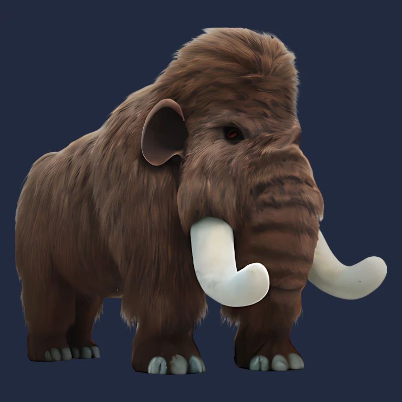 Realistic mammoth