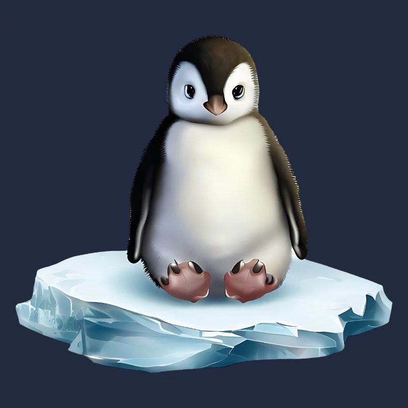 Pinguin auf einer Eisscholle