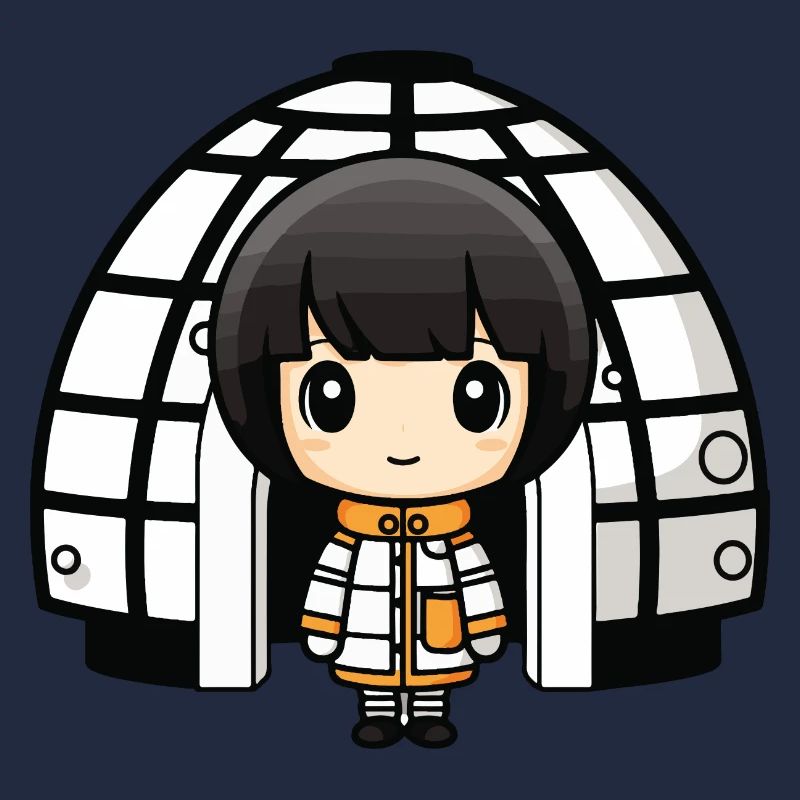 Winter Eskimo Igloo Comic