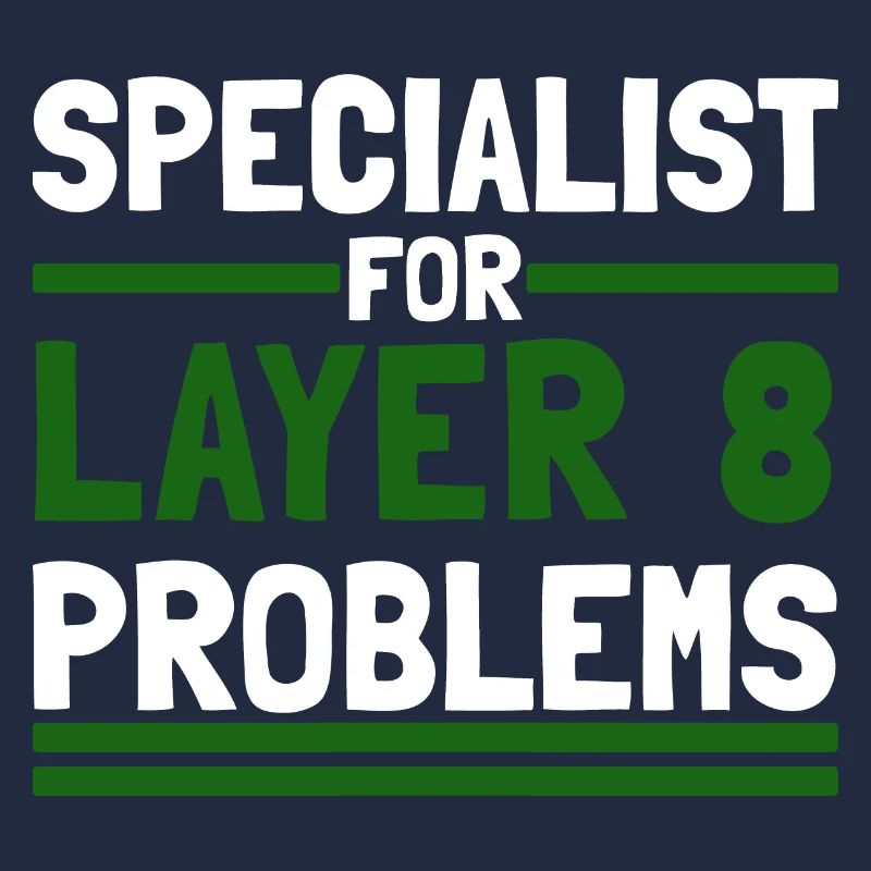 Computer Computerarbeit witzige Sprüche Layer 8