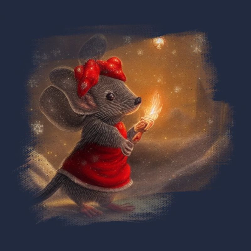 Maus Weihnachtsgeschenk
