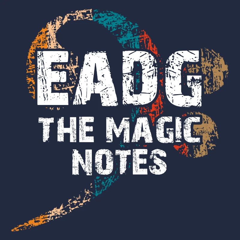 EADG les notes de basse magiques - design de basse cool