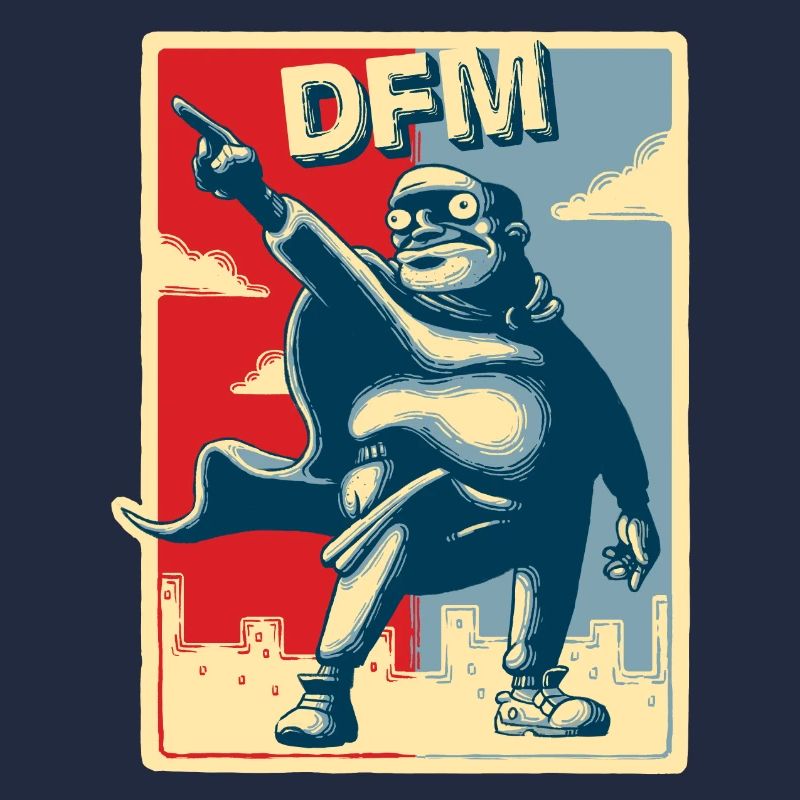 Diarrhea motif "Big Business" rectangular