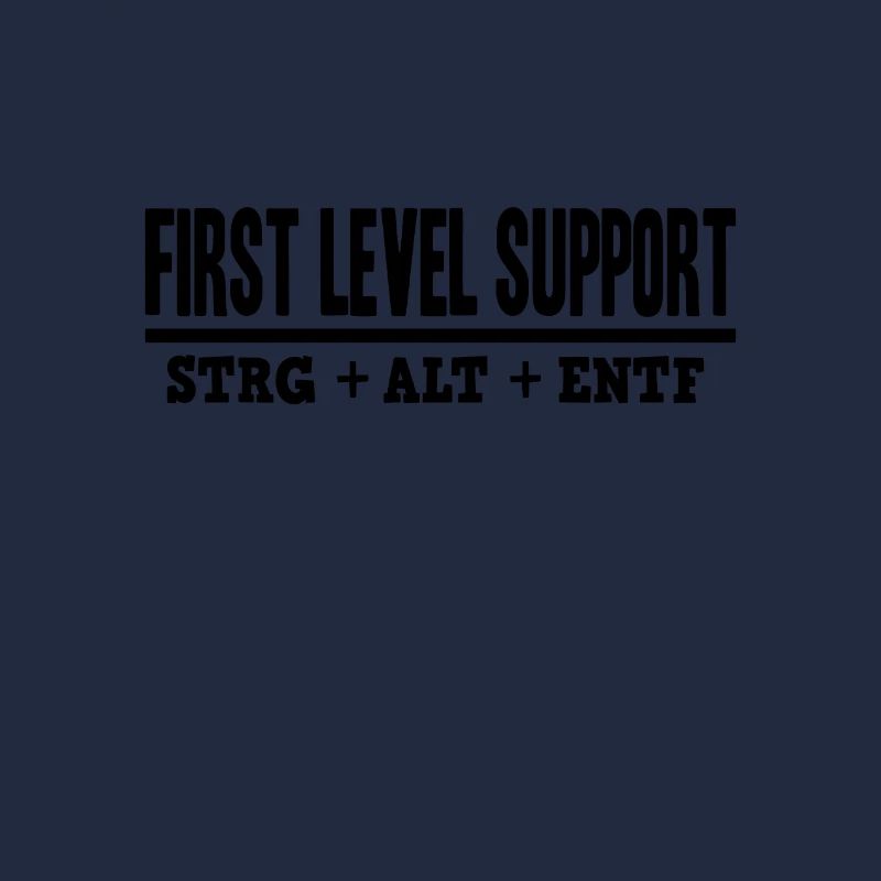 First Level Support CTRL ALT DEL / STRG ALT ENTF
