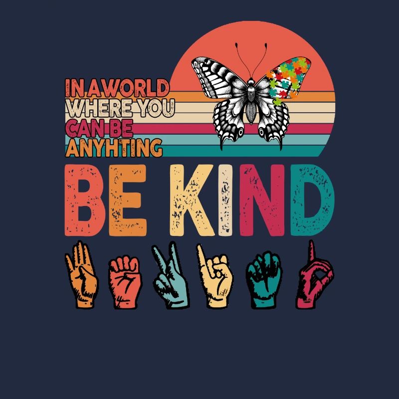 Autismusbewusstsein Sei freundlich