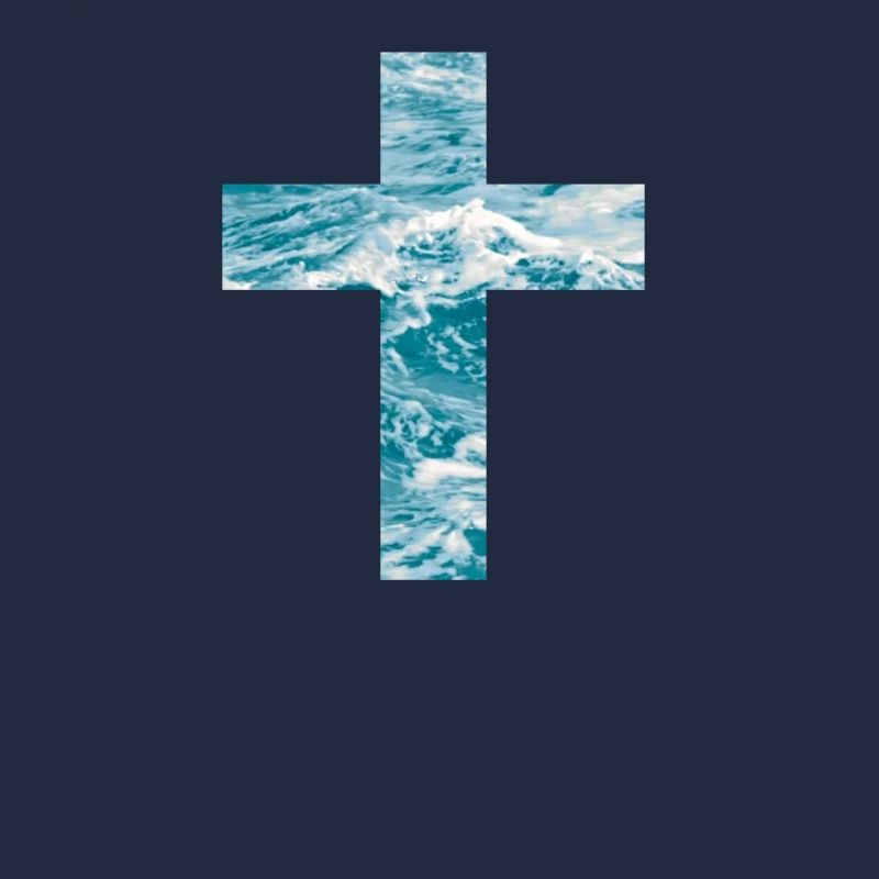 Croix chrétienne d’eau vive