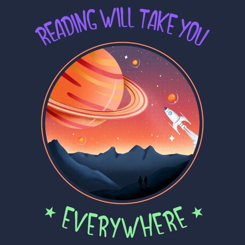 La lecture vous emmène partout - Saturne