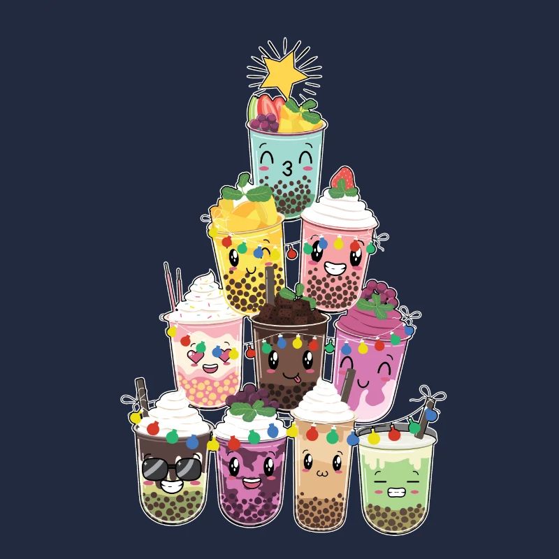 Bubble Tea Sapin de Noël