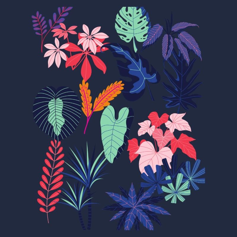Feuilles colorées