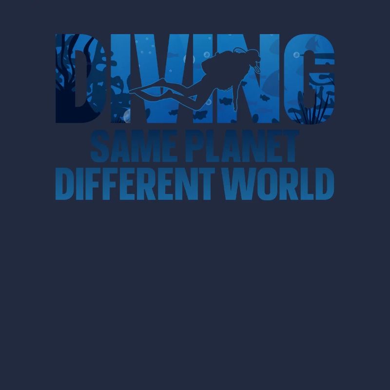 Scuba Diverg Diving Same Planet