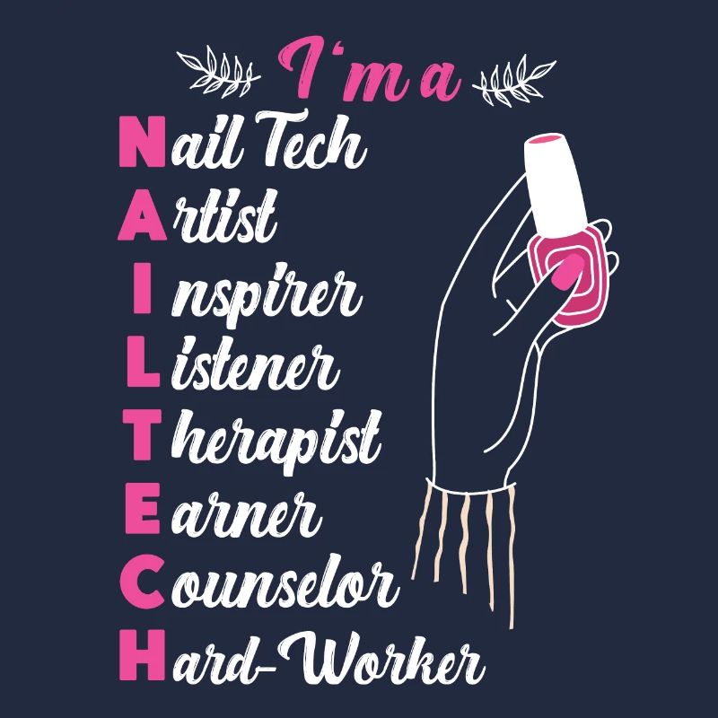 Nail Tech Quote Work Uniform Nail