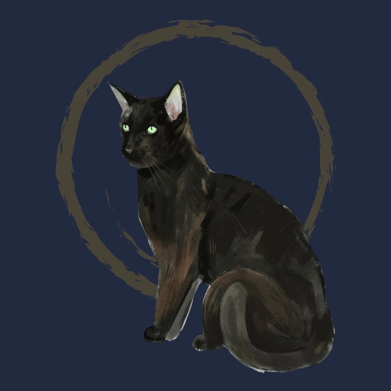 Schwarze Katze Nelson 2