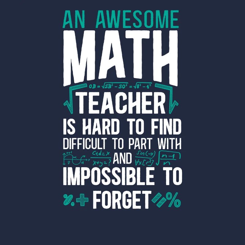 Math Teacher Nerd Student An