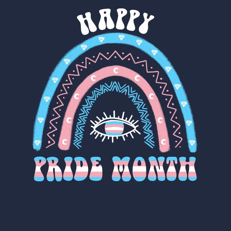 Boho Regenbogen Happy Pride Month Transgender
