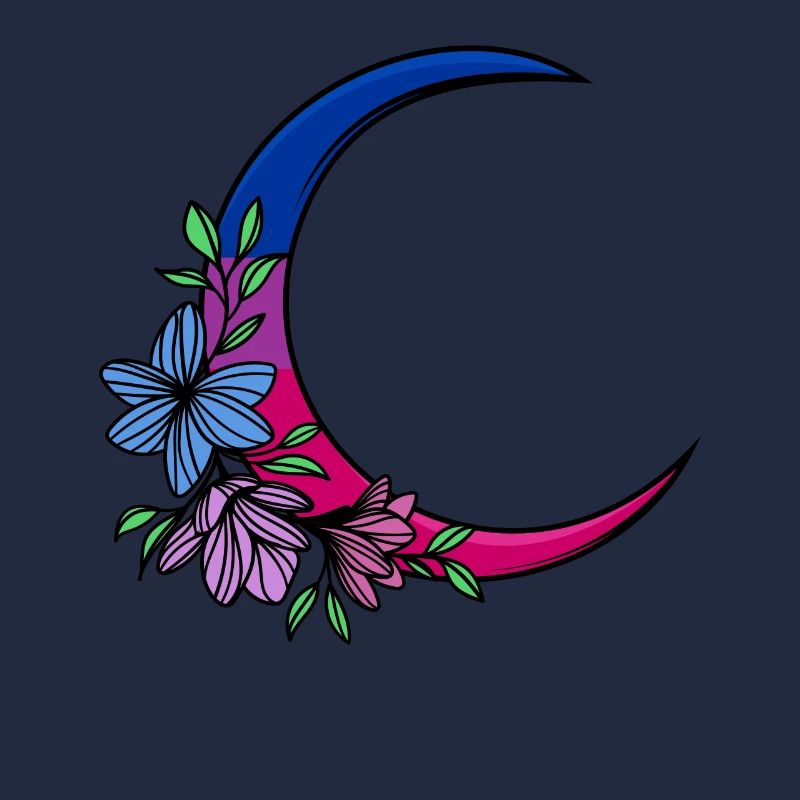 Bisexual Moon LGBT Bisexual Pride
