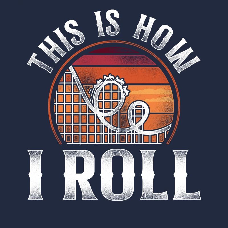 Roller Coaster Vintage Retro This