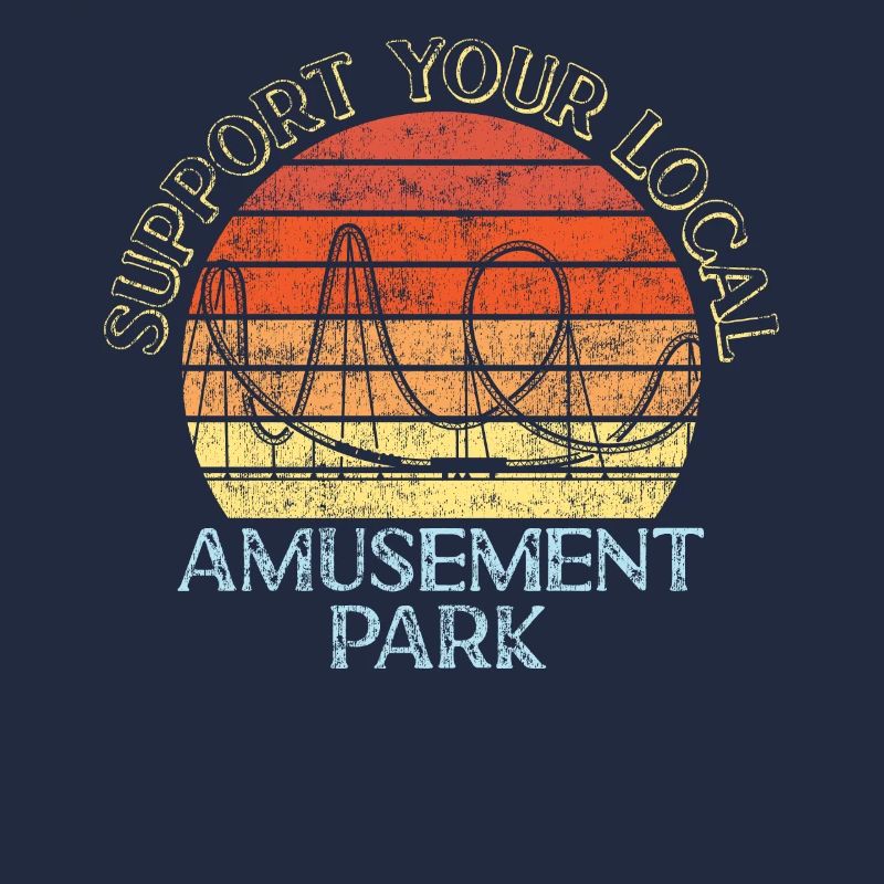 Roller Coaster Retro Vintage