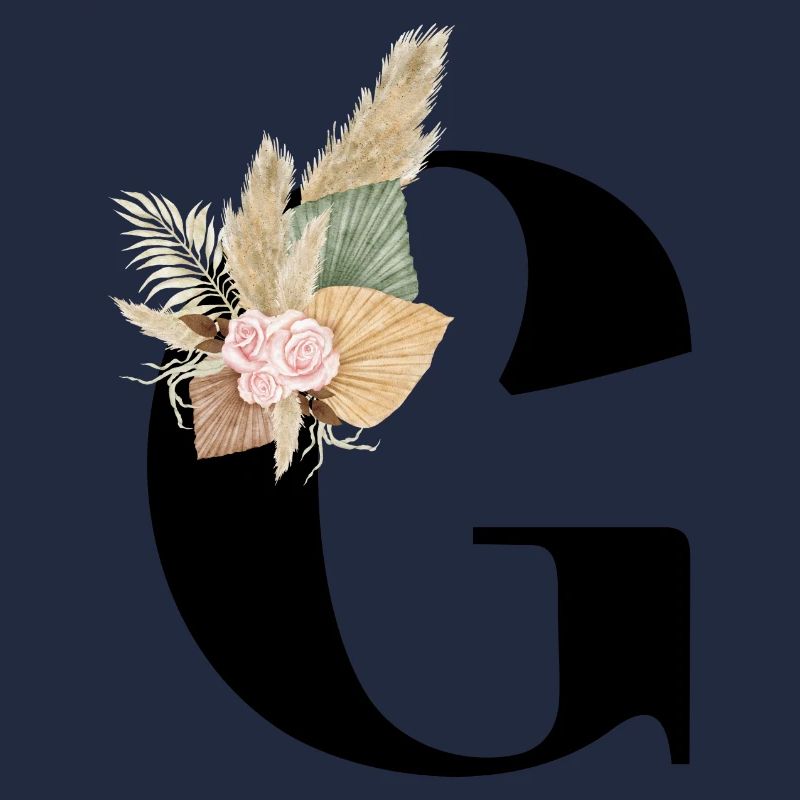 Buchstabe G blumig