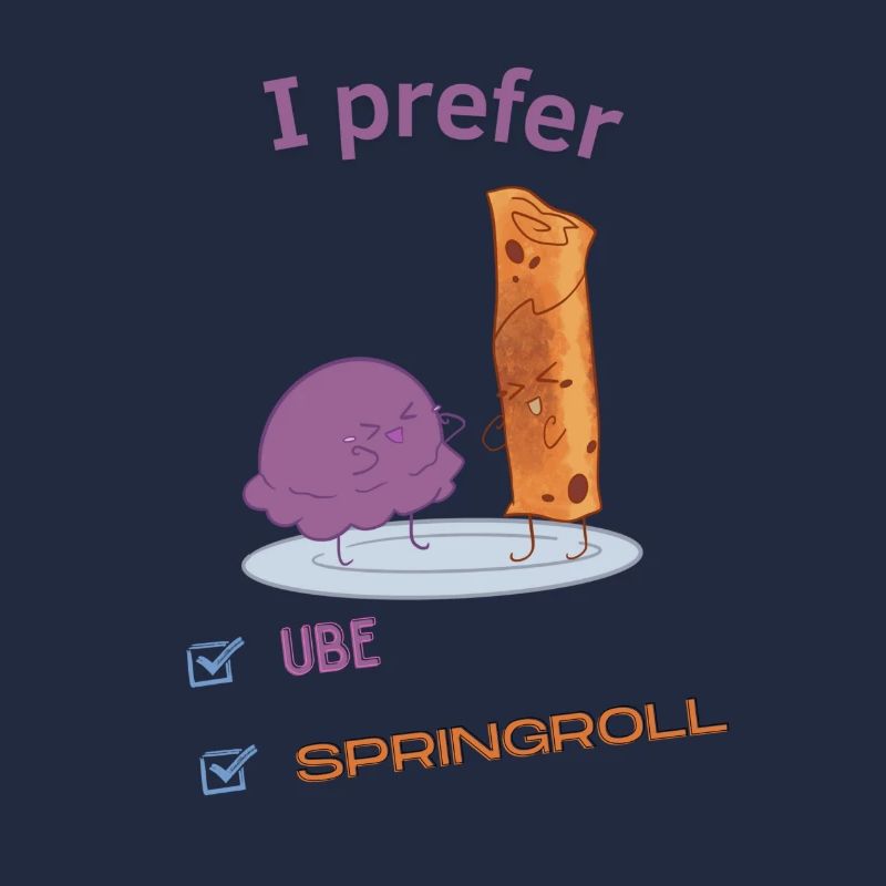 Ube or springroll
