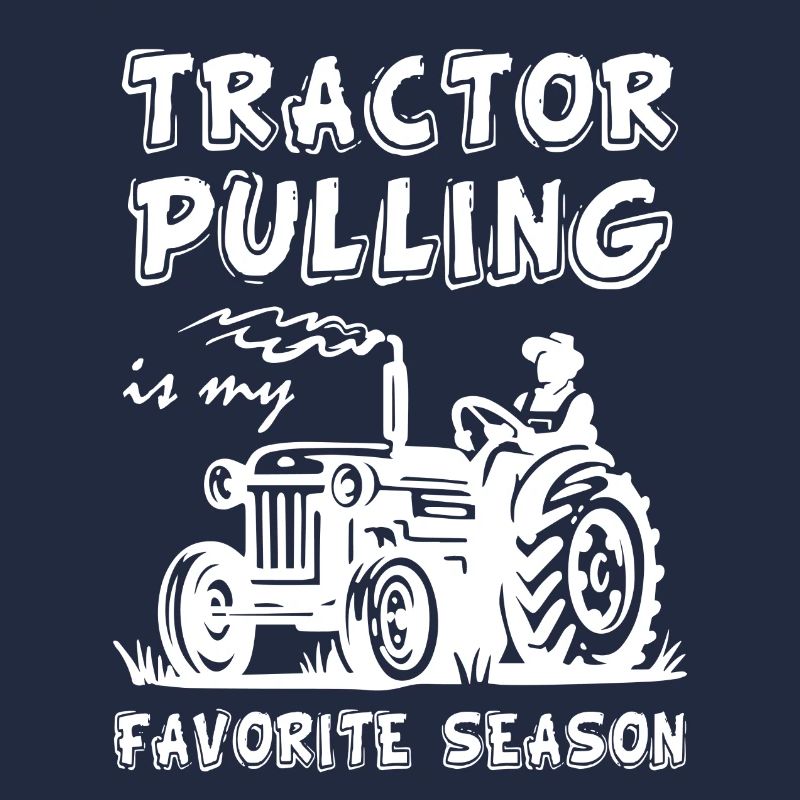 Tractor Pulling Farm Worker