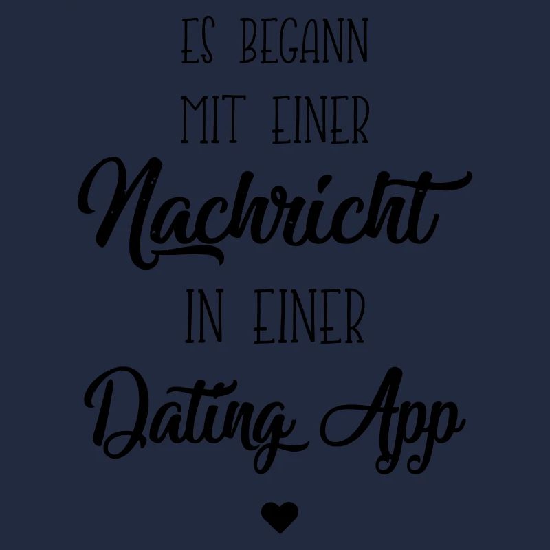 alles begann in einer dating app