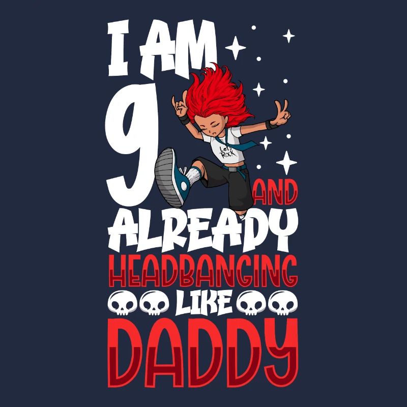 Ich bin 9 - Mädchen Rocker