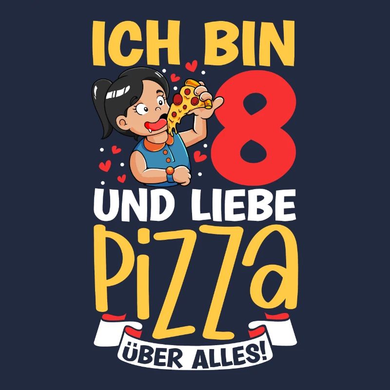 Ich bin 8 - Mädchen Pizza