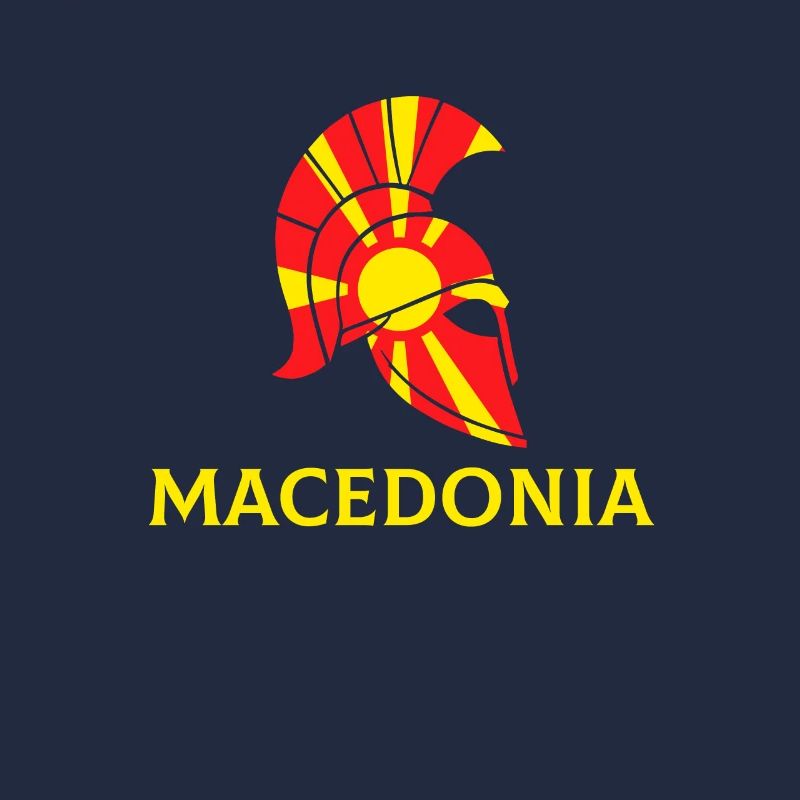 Drapeau de la Macédoine, Macédoine
