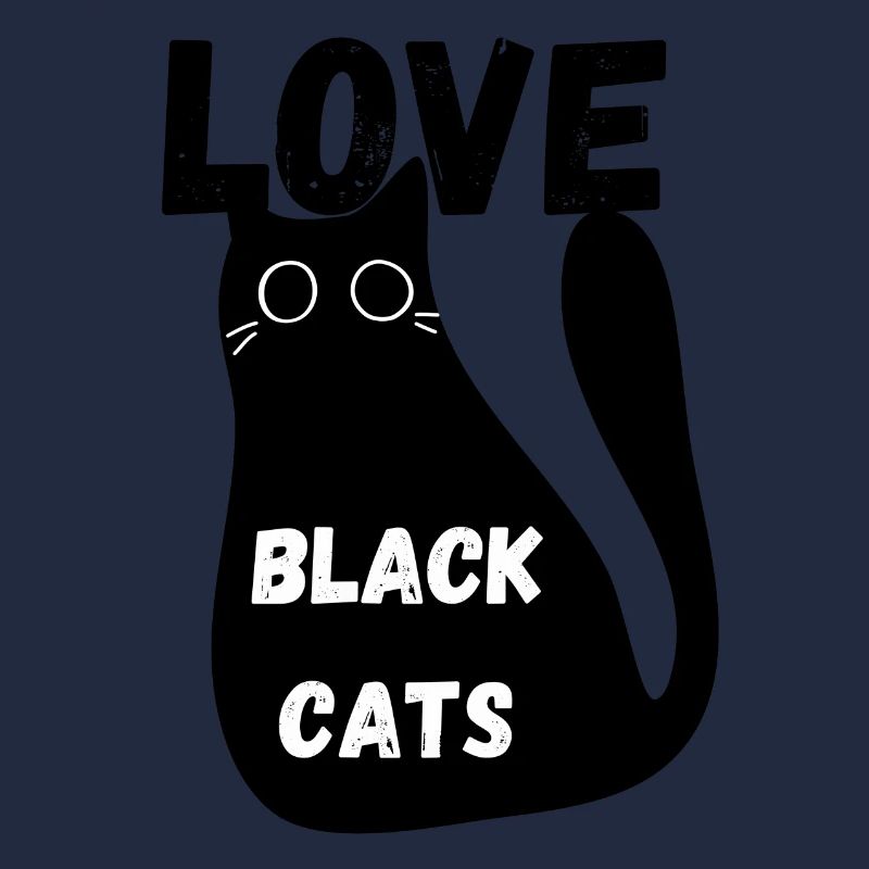 Liebe schwarze Katzen