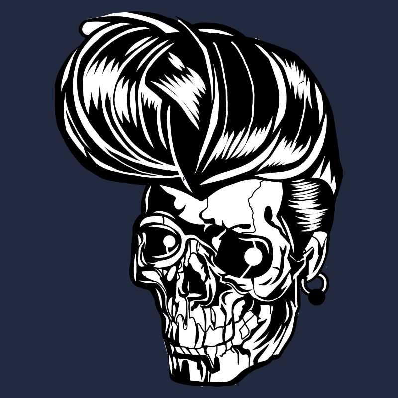 Crâne de Rockabilly