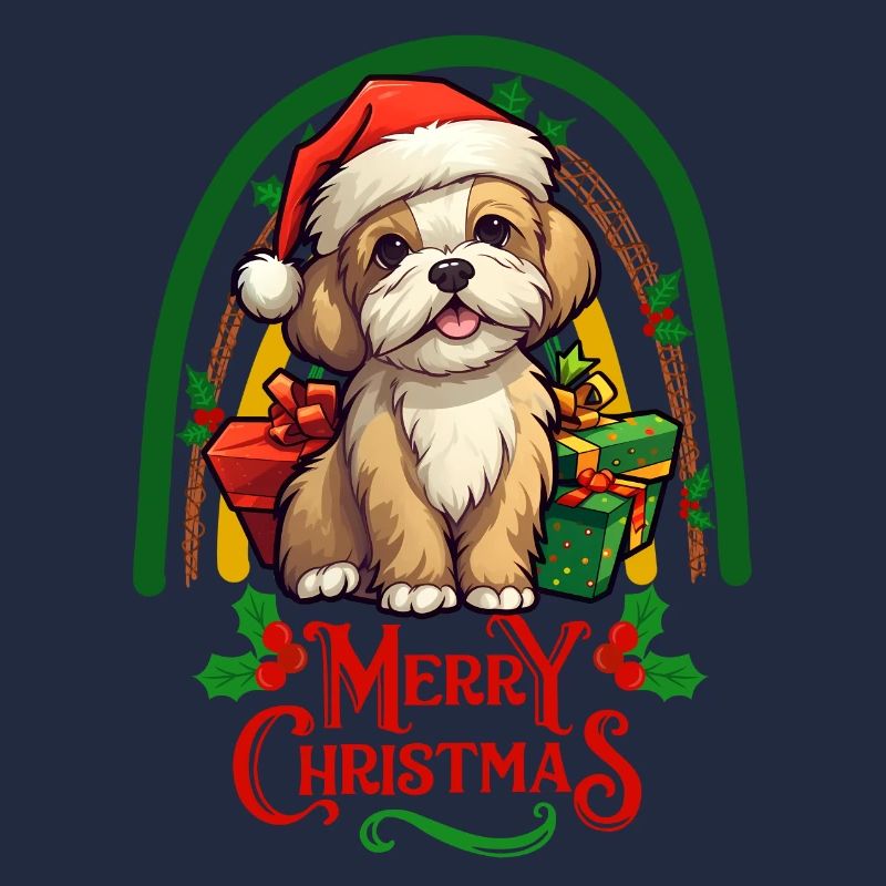 Lhassa Apso Noël